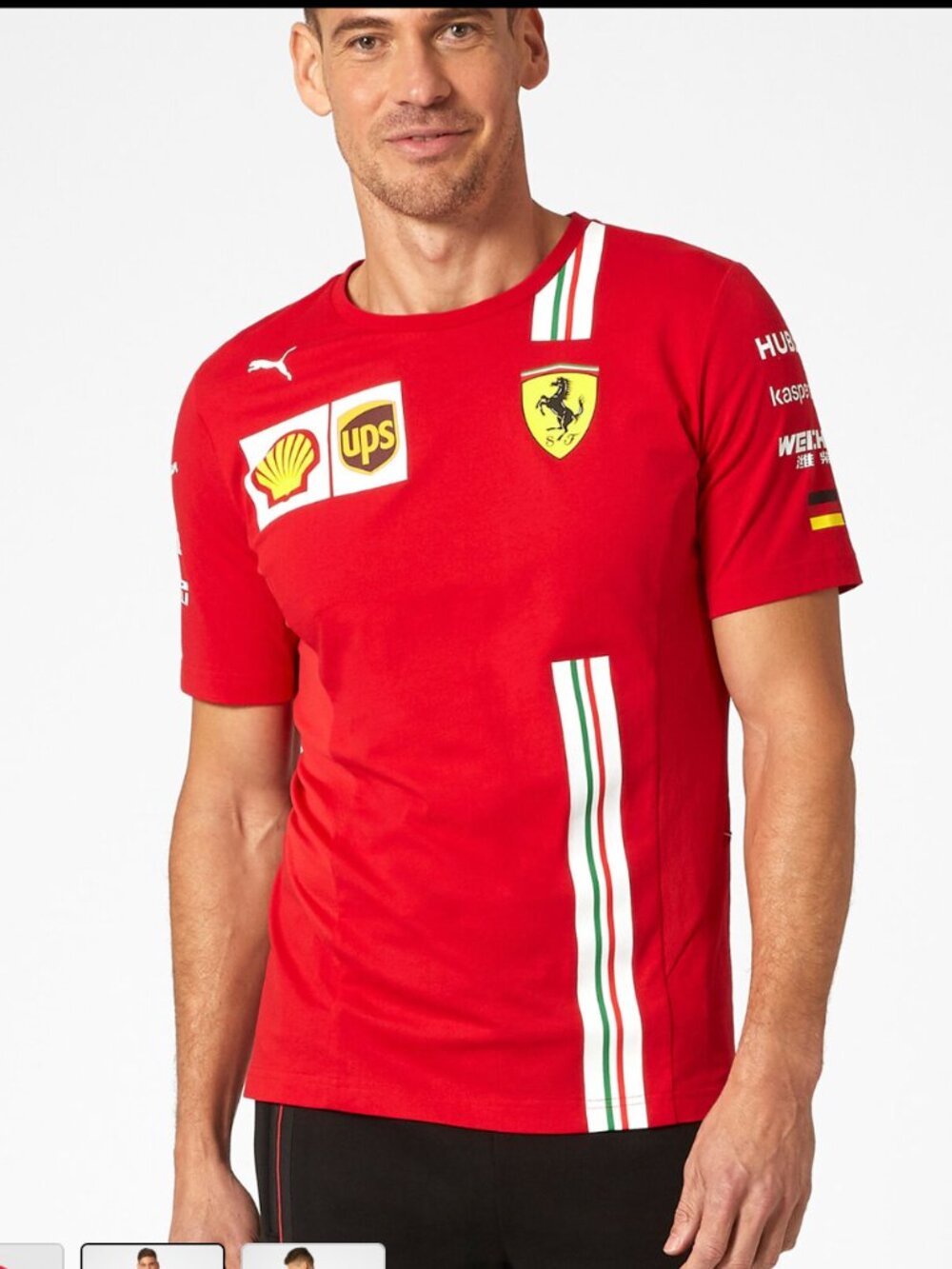 Scuderia Ferrari Sebastian Vettel 2020 Team T-Shirt - XS